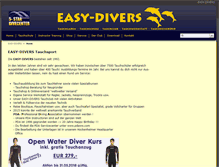 Tablet Screenshot of easy-divers.de